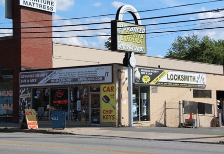 locksmith store on Reisterstown road in Baltimore