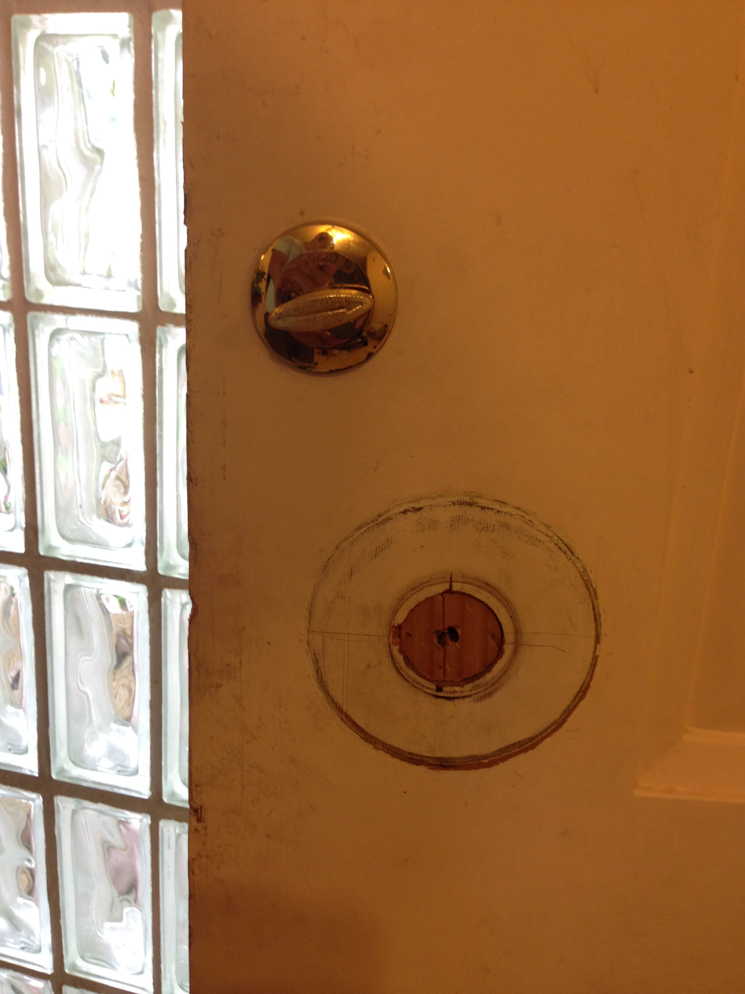 lock hole repair