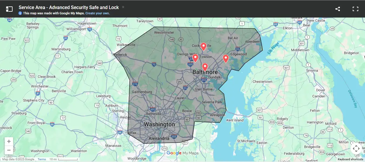 service area MD and DC