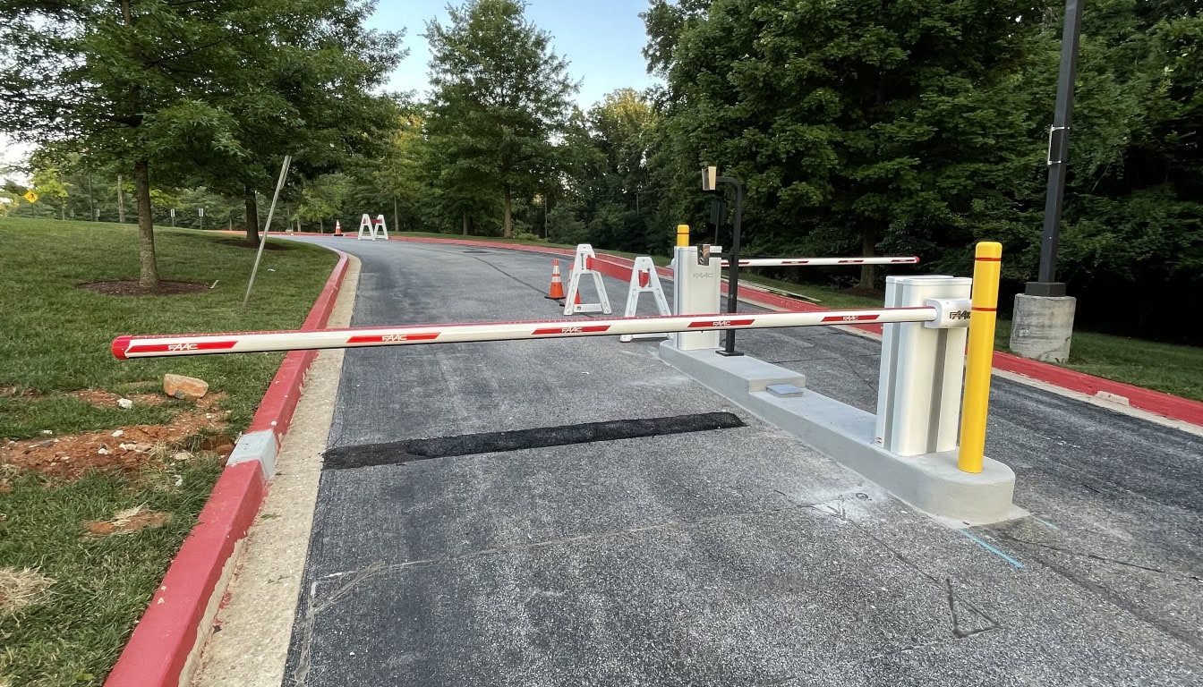 key fob access control gate