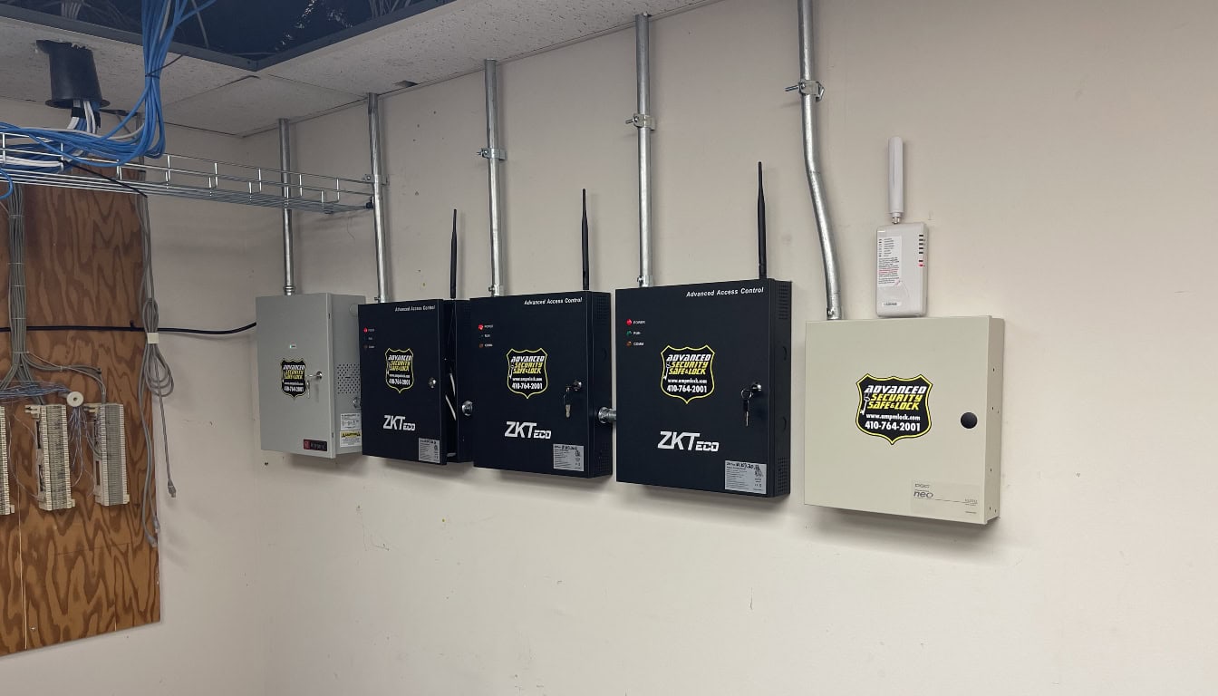 access control system panels installed by Advanced Security Safe and Lock