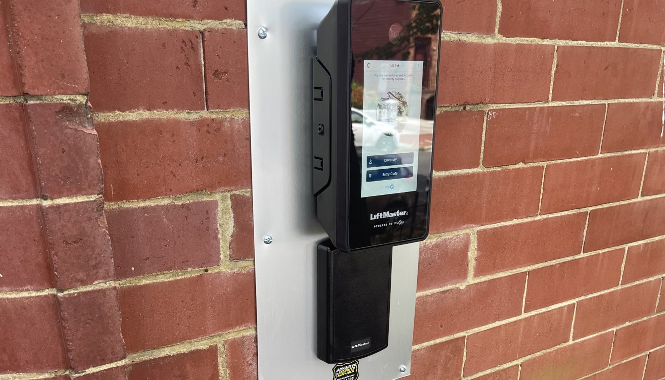 key fob and facial scan access control