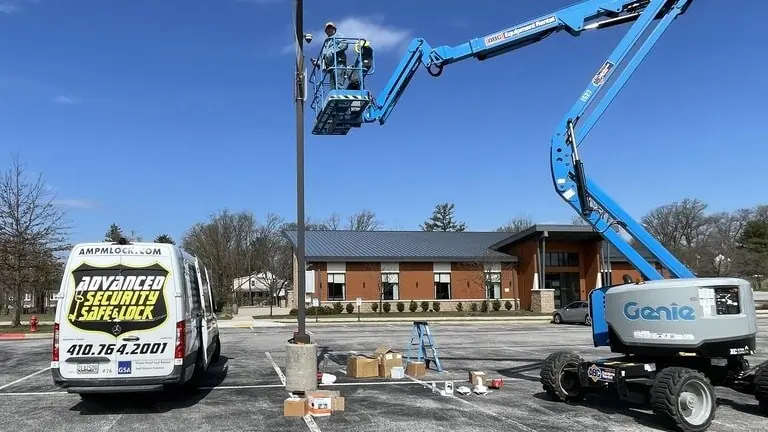 commercial security camera installation
