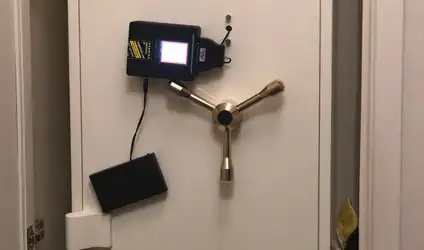 malfunctioning lock on safe