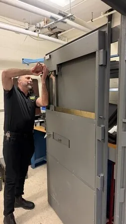 safe being repaired